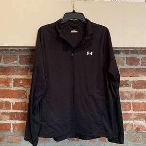 Black Under Armour All Season Gear 1/4 Zip | Mens Size Medium
